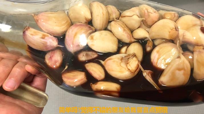 糖醋蒜这样做越吃越上瘾,玉兰香糖醋蒜吃上瘾