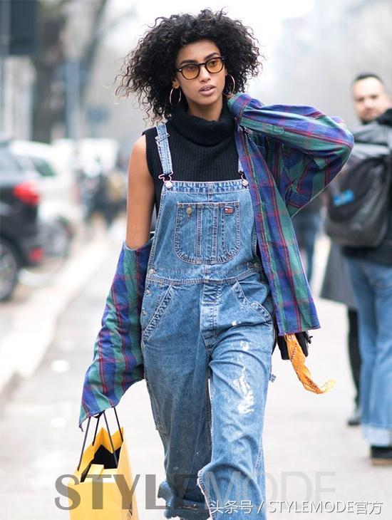 8款背带裤10种穿法随便一种都好看,背带裤套装2021网红款新穿法