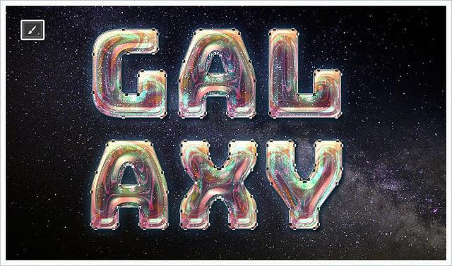 ps制作3d立体字质感的岩石字,photoshop星空字教程