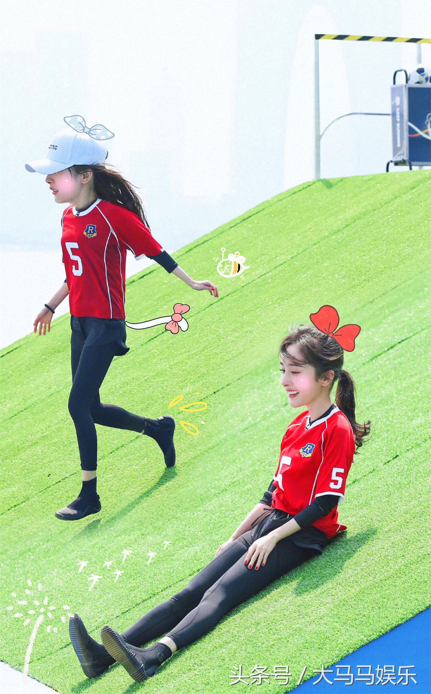 杨幂奔跑吧,杨幂为霍建华打call