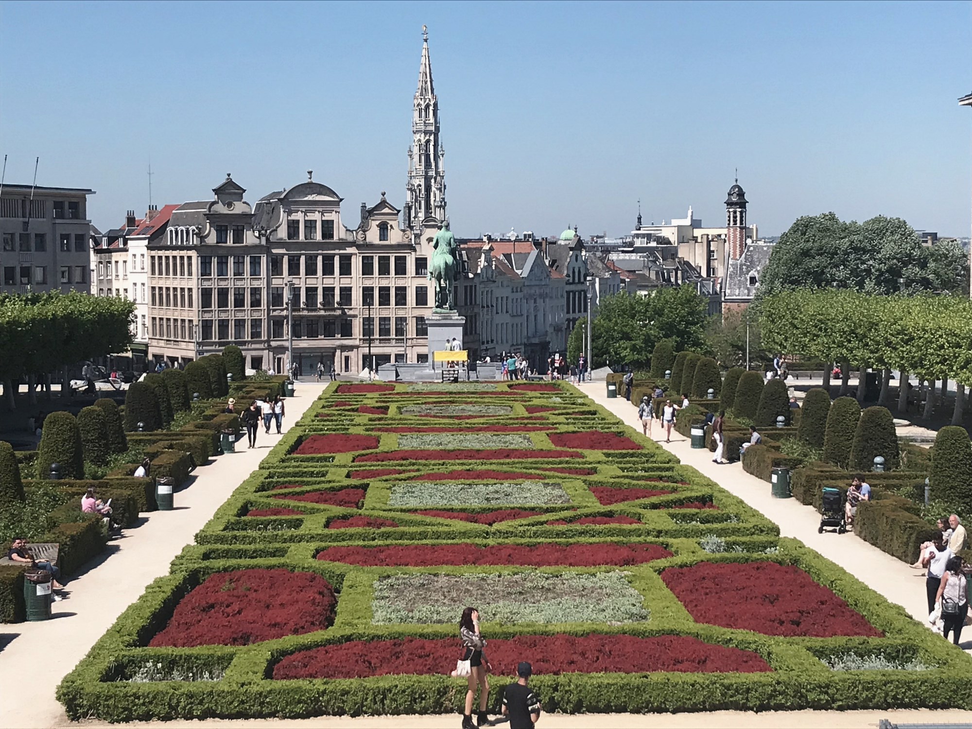 春天里走进比利时布鲁塞尔 (布鲁塞尔艺术山皇家广场)