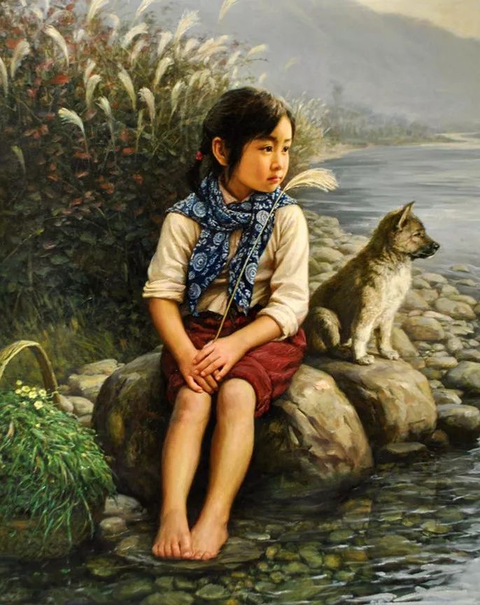 油画里刻骨的乡愁看了想哭,油画里刻骨的乡愁看了想哭的人