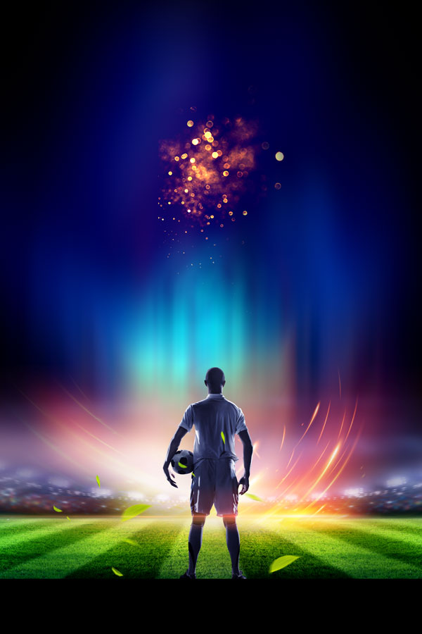 最简单的世界杯海报素材,海报设计ps世界杯