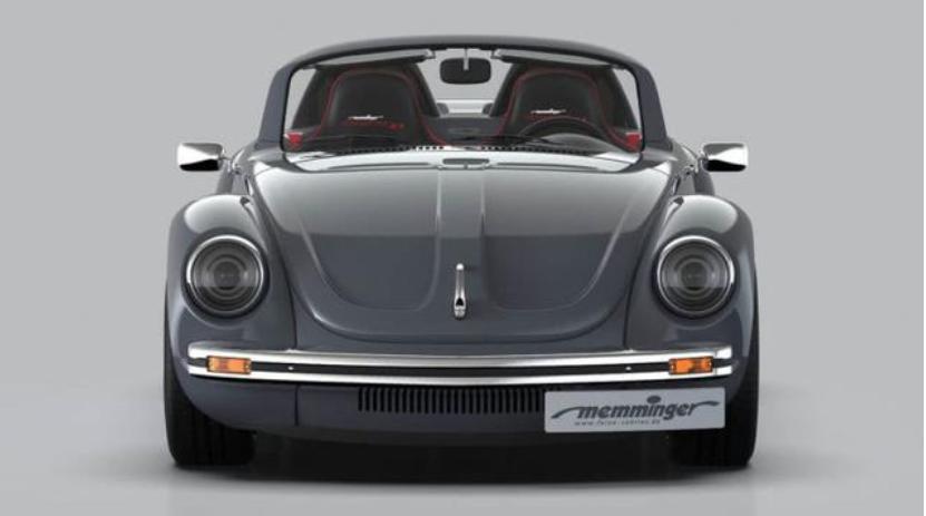 最复古的大众甲壳虫!双门双座敞篷设计,看起来酷似保时捷