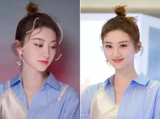 佟丽娅古装发型怎么扎,佟丽娅扎短辫的发型