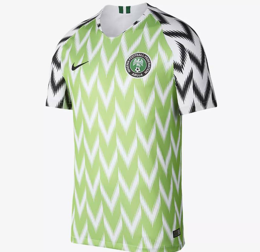 上届世界杯尼日利亚队服,世界杯尼日利亚球衣