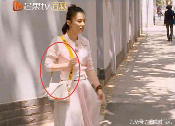 黄圣依背的双肩包,黄圣依背的lv包