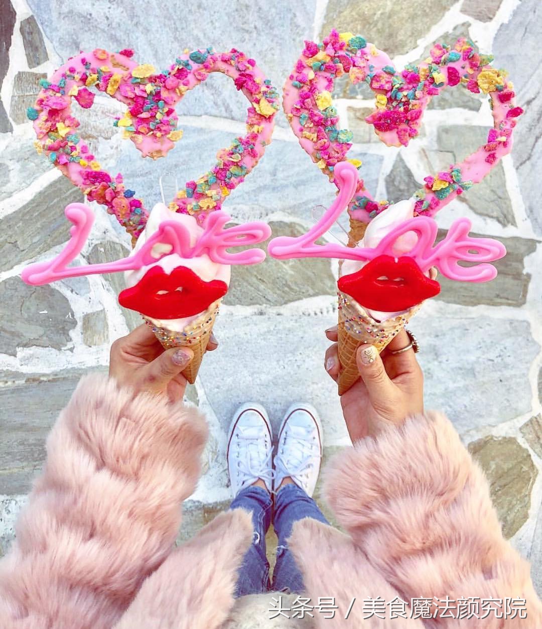 少女心泛滥的日本原宿EddysIceCream，美腻小姐姐聚集地~