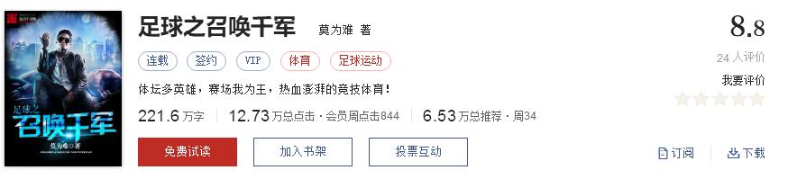 比较真实好看的足球小说推荐,给大家推荐几本足球竞技小说