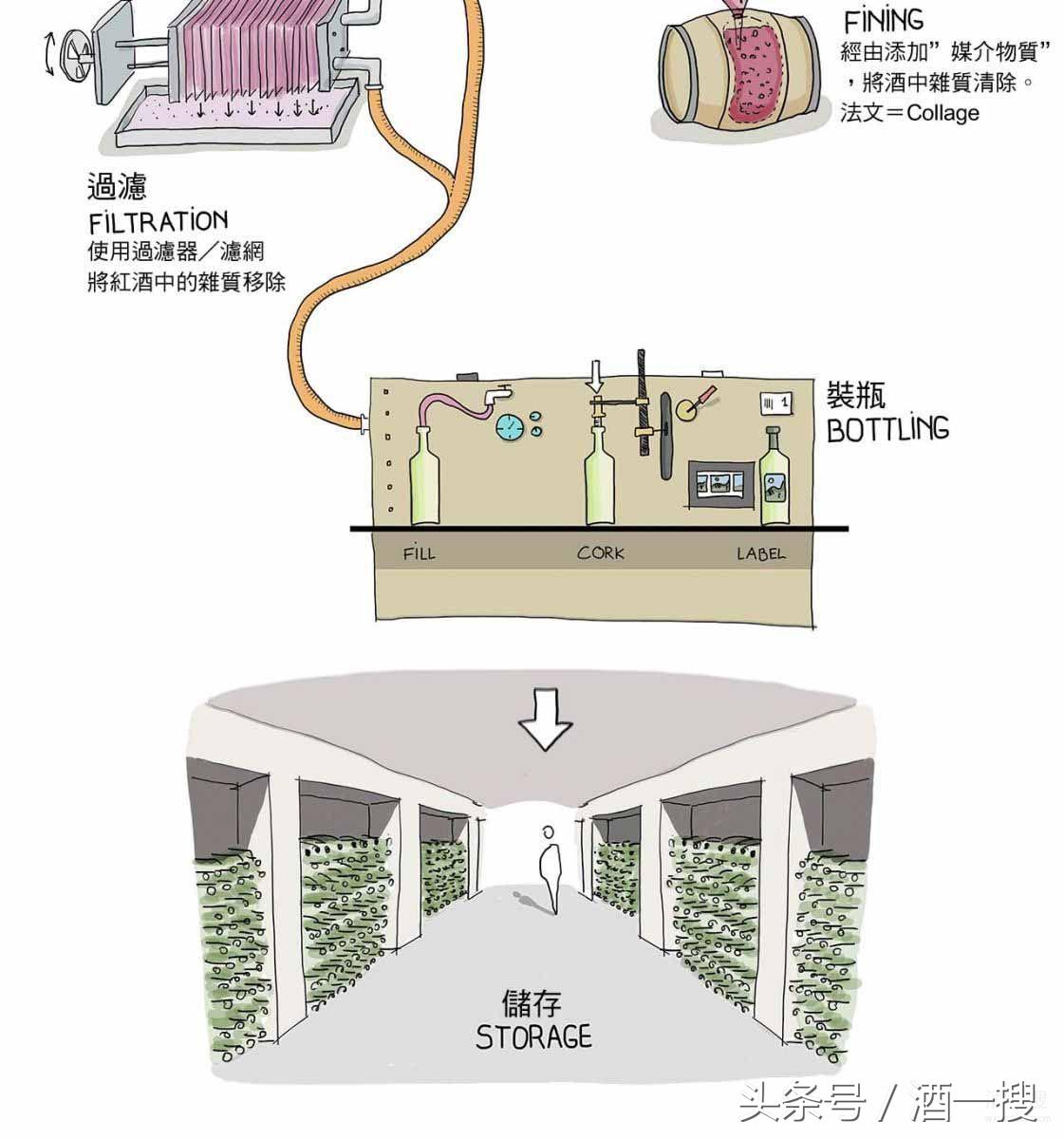 请简述红葡萄酒酿造的工艺流程,红葡萄酒酿造流程图