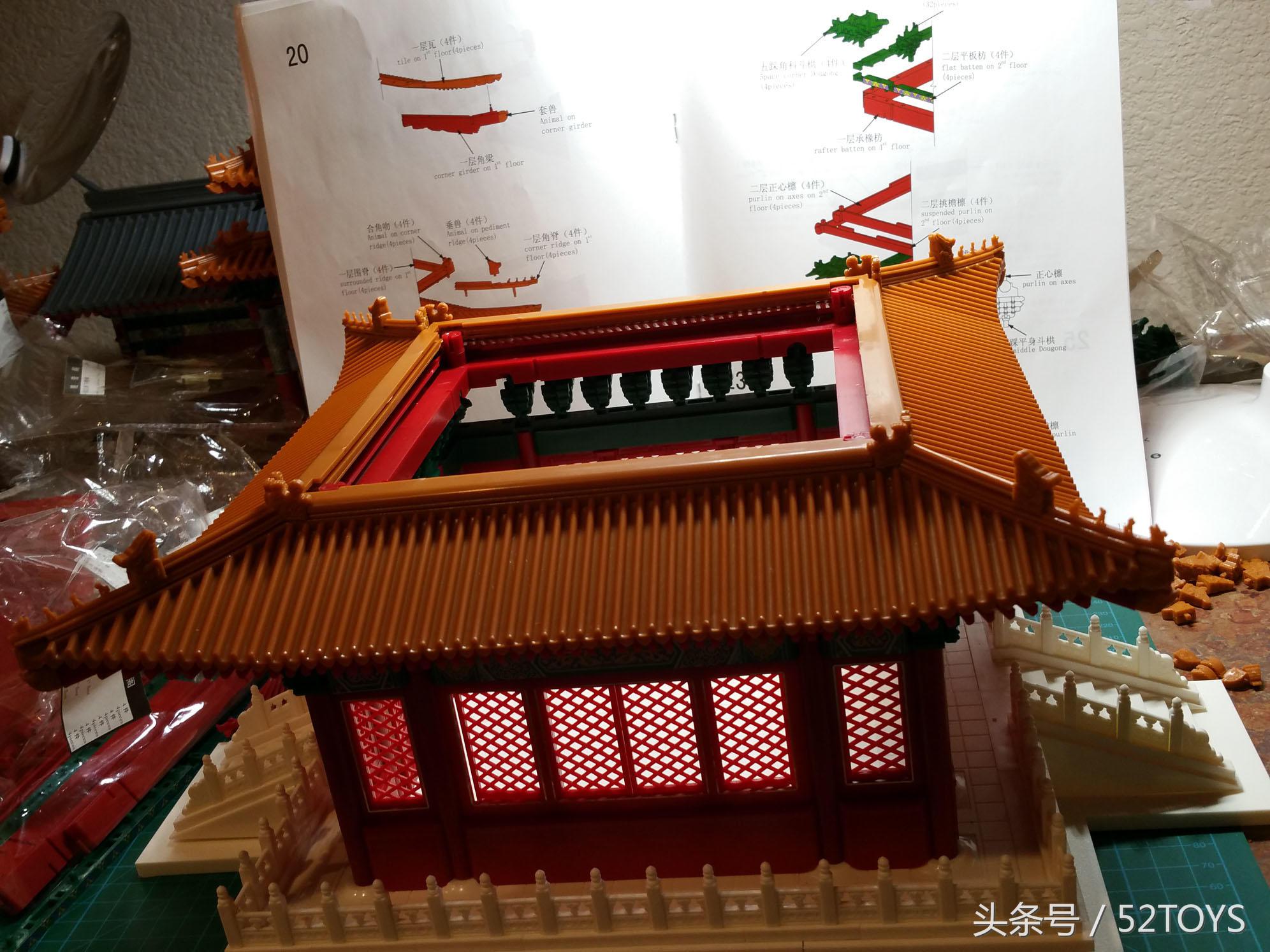 古建筑手办,中国古建筑手办