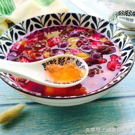 夏日甜品好看晶莹剔透,夏日甜品西米露红薯