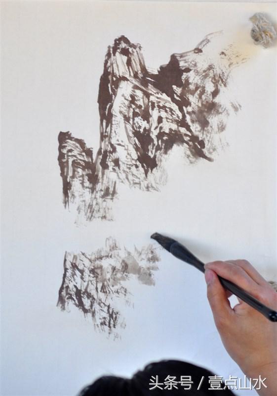 曾刚老师彩墨山水画,曾刚老师写意山水画技法视频