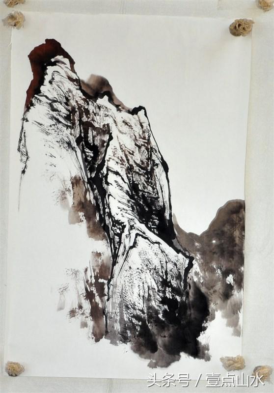 曾刚老师彩墨山水画,曾刚老师写意山水画技法视频