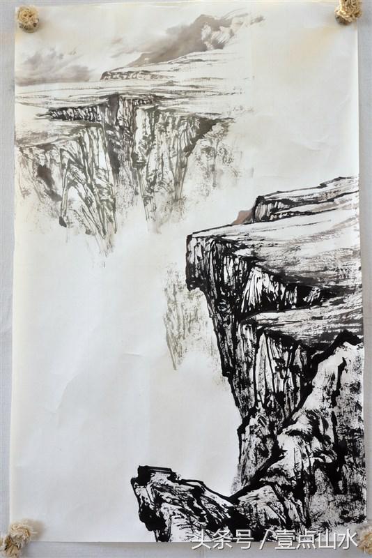 曾刚老师彩墨山水画,曾刚老师写意山水画技法视频