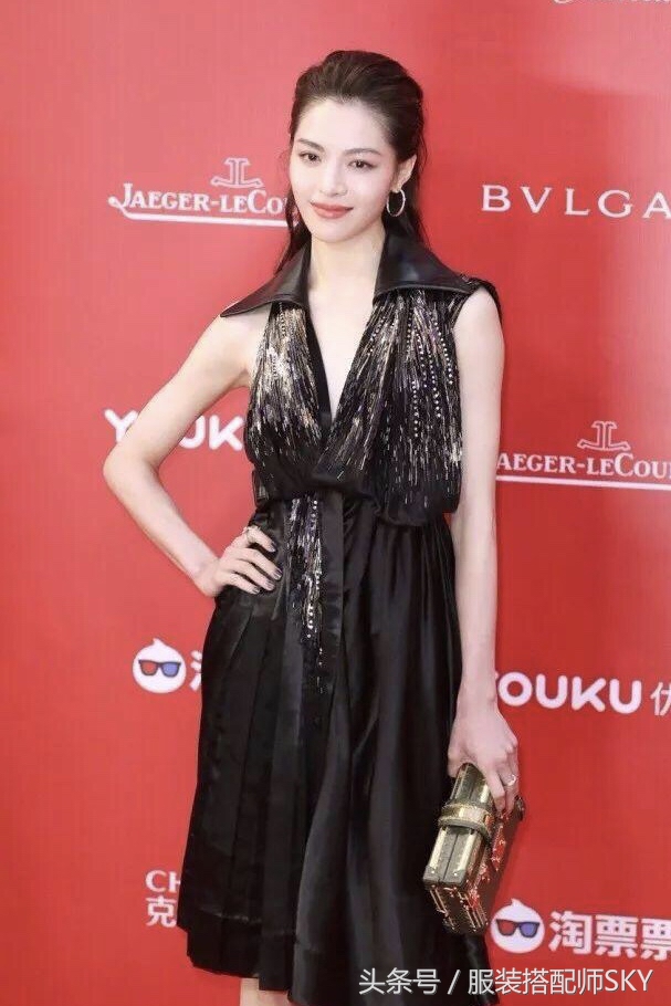 钟楚曦亮相上海电影节,钟楚曦白百何