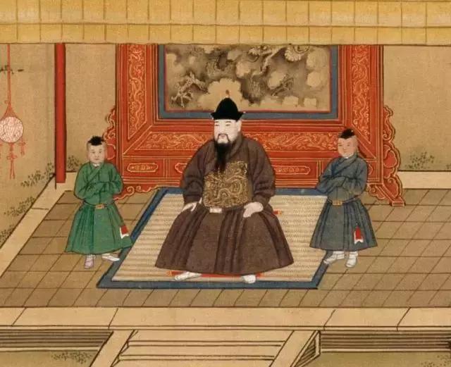 朱瞻基行乐图里射箭,朱瞻基行乐图里打高尔夫