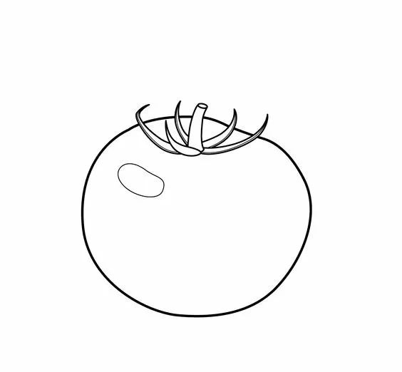 儿童简笔画蔬菜和水果,多吃水果蔬菜简笔画