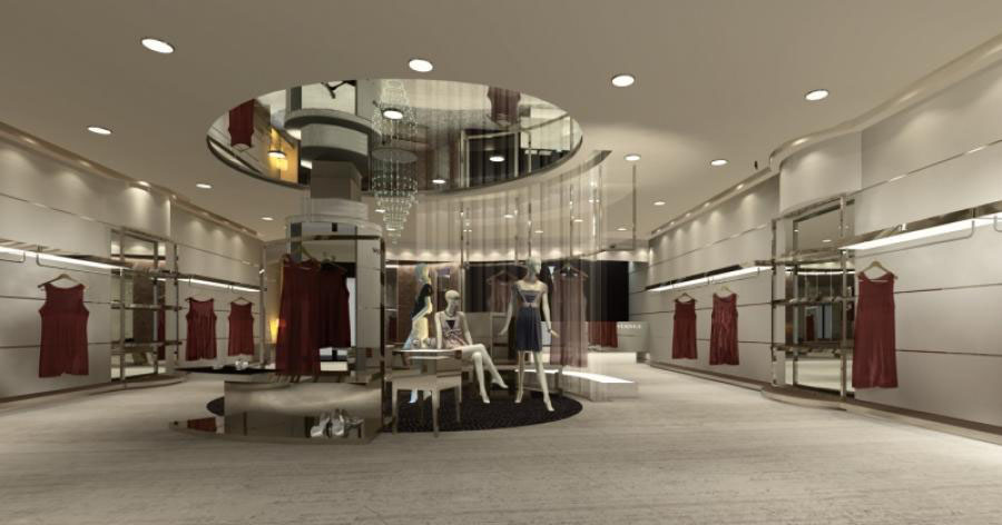 女装服装店衣服怎么挂好看,2021服装店女装装修风格