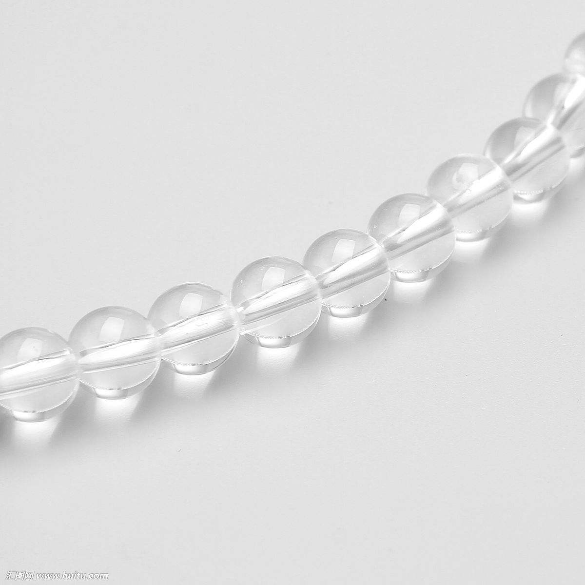 唯美的水晶立方体,意境白水晶