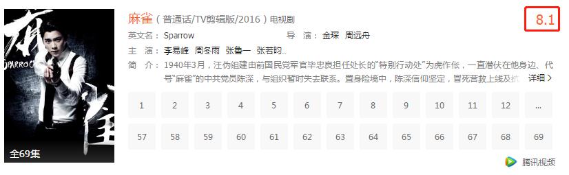 谍战剧9.7分以上谍战电视剧国产,近20年最经典的10部国产谍战剧