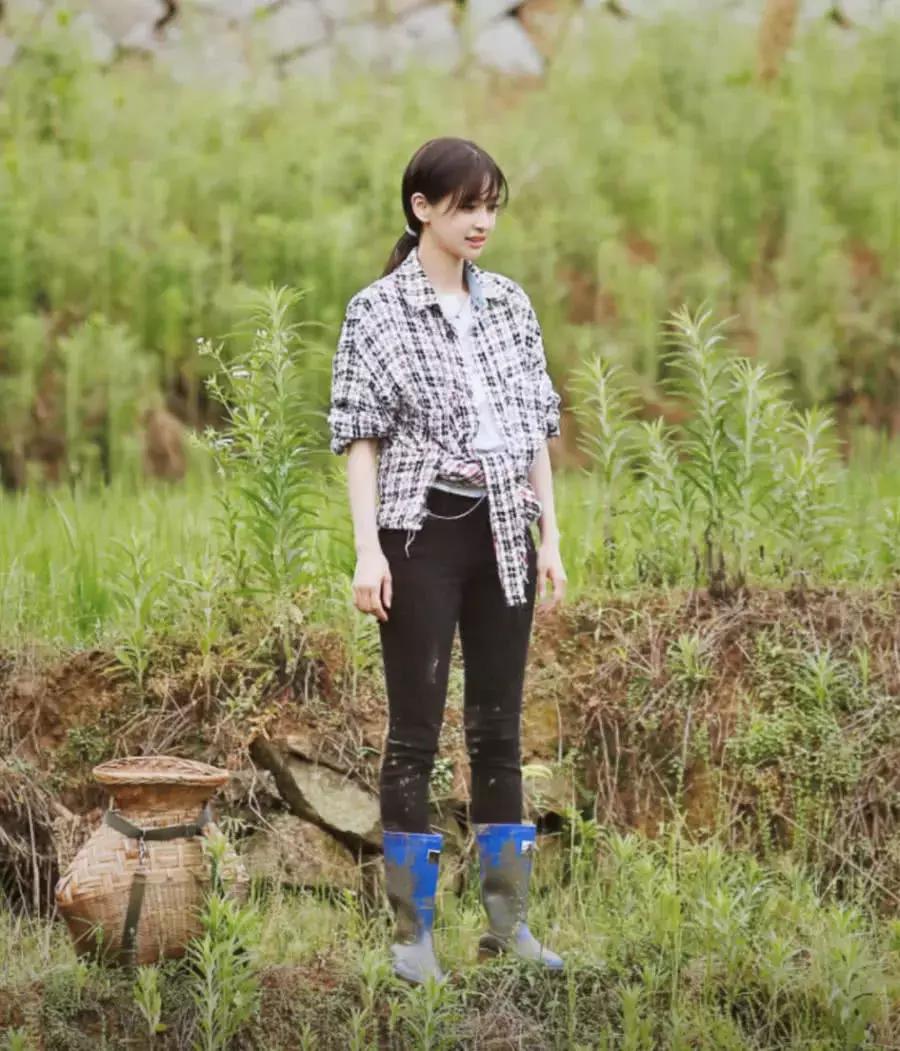 何炅穿2千元T恤插秧被喷？baby干脆穿6500元爆款下泥田