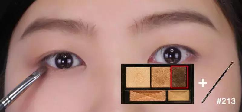 简单四步教你眼影的日常画法,平价又好用的新手眼影画法