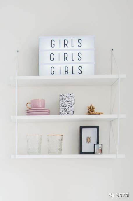 小户型房间少女系装修风格,年轻人简单装修家具设计