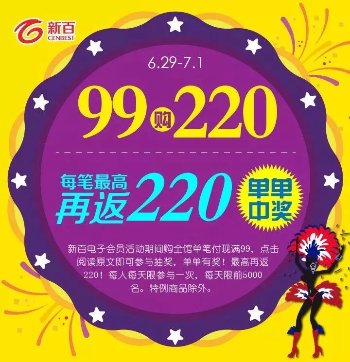 5分钟之内，我要拿到新百全部优惠！