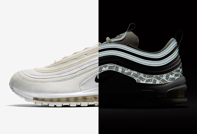 airmax97反光标志,airmax97新配色喷点灰