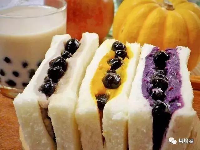 厦门黑糖珍珠爆浆吐司,网红珍珠爆浆面包