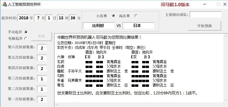 “华鹤杯”第18轮世界杯周易竞猜实况播报(16强赛第三轮)