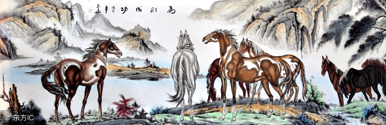 40首古诗词配绝美国画,古诗词意境国画