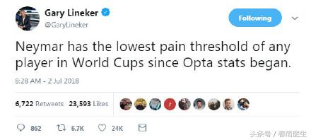 内马尔被铲多次,内马尔被犯规滚了好几圈