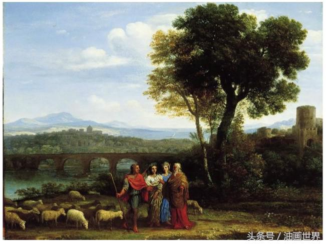 克洛德油画作品欣赏,克劳德洛兰的艺术追求