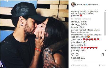 进世界杯八强，有漂亮的小女友，这就是内马尔