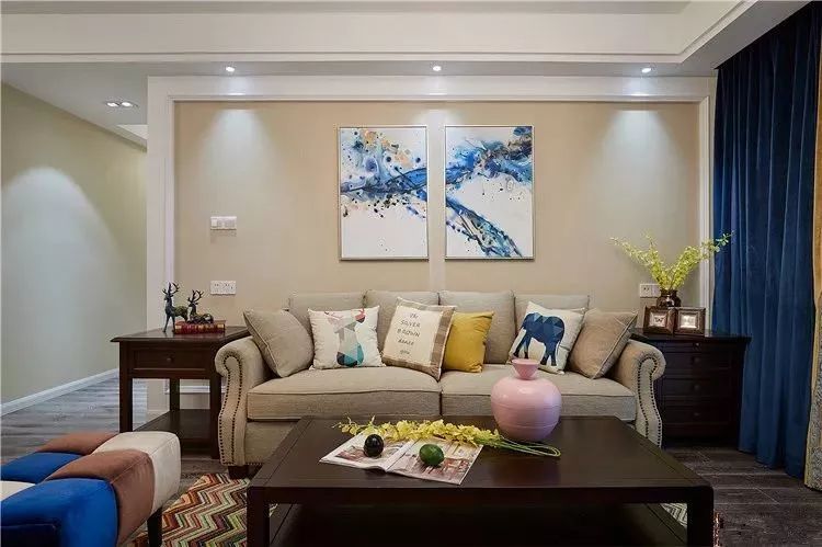 简约漂亮的沙发墙,轻奢简单沙发墙