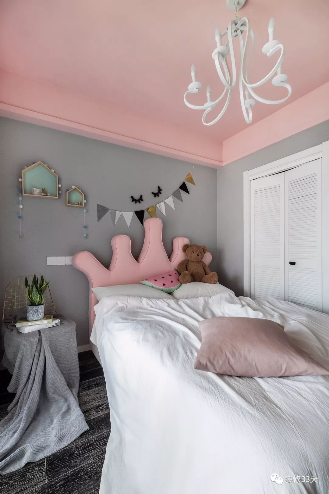 半包6万温馨的装修风格,6万装108平三室二厅一卫