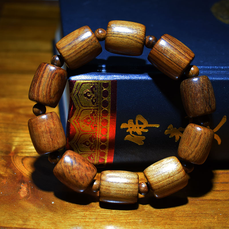 清香非洲檀香木（檀香花梨木）手串