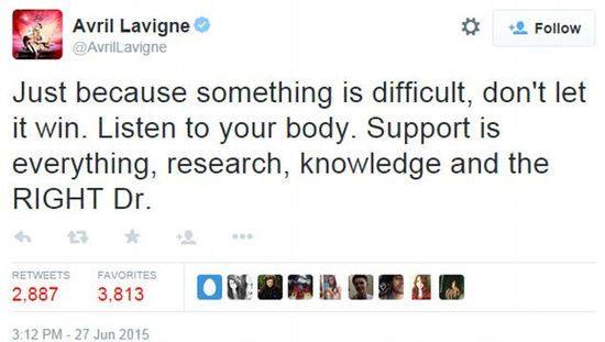 艾薇儿复出新歌,艾薇儿替身梅丽莎现状