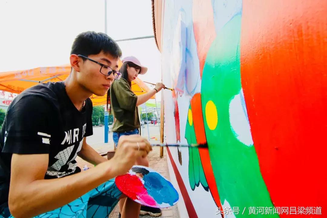 手绘墙孝义,书香气息的手绘墙