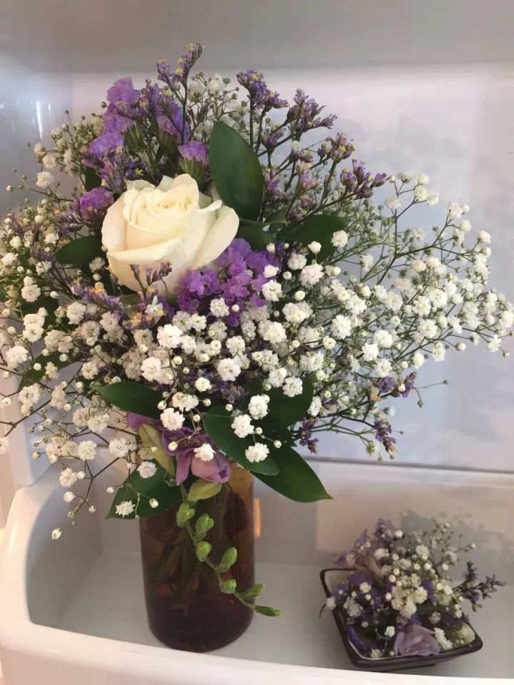 勿忘我花束制作方法超简单,自制勿忘我花束包装教程