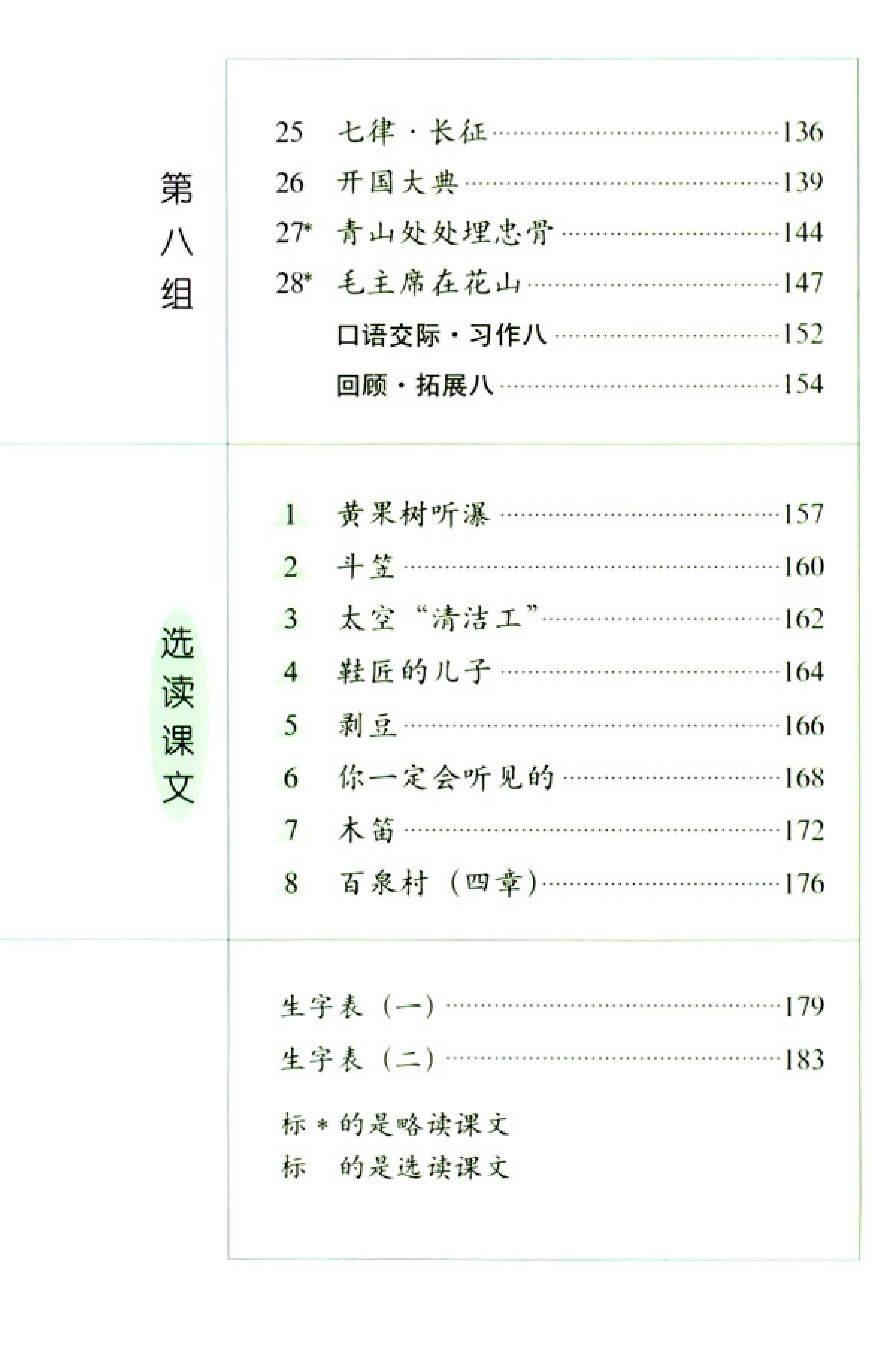 五年级上册语文课本电子版第21课,2021年人教版五年级上册语文课本
