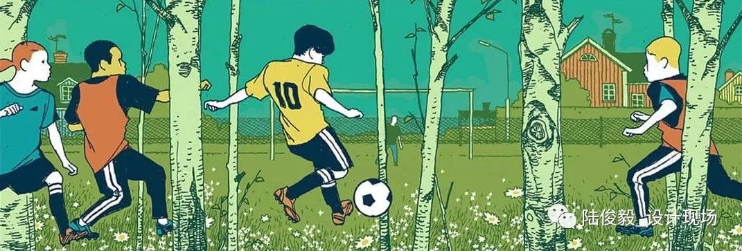 世界杯足球插画海报高清,世界杯主题手写画