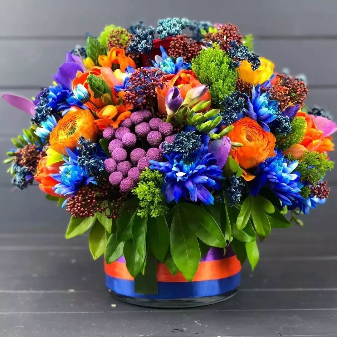 银柳插花颜色搭配教程,插花技巧花艺色彩搭配