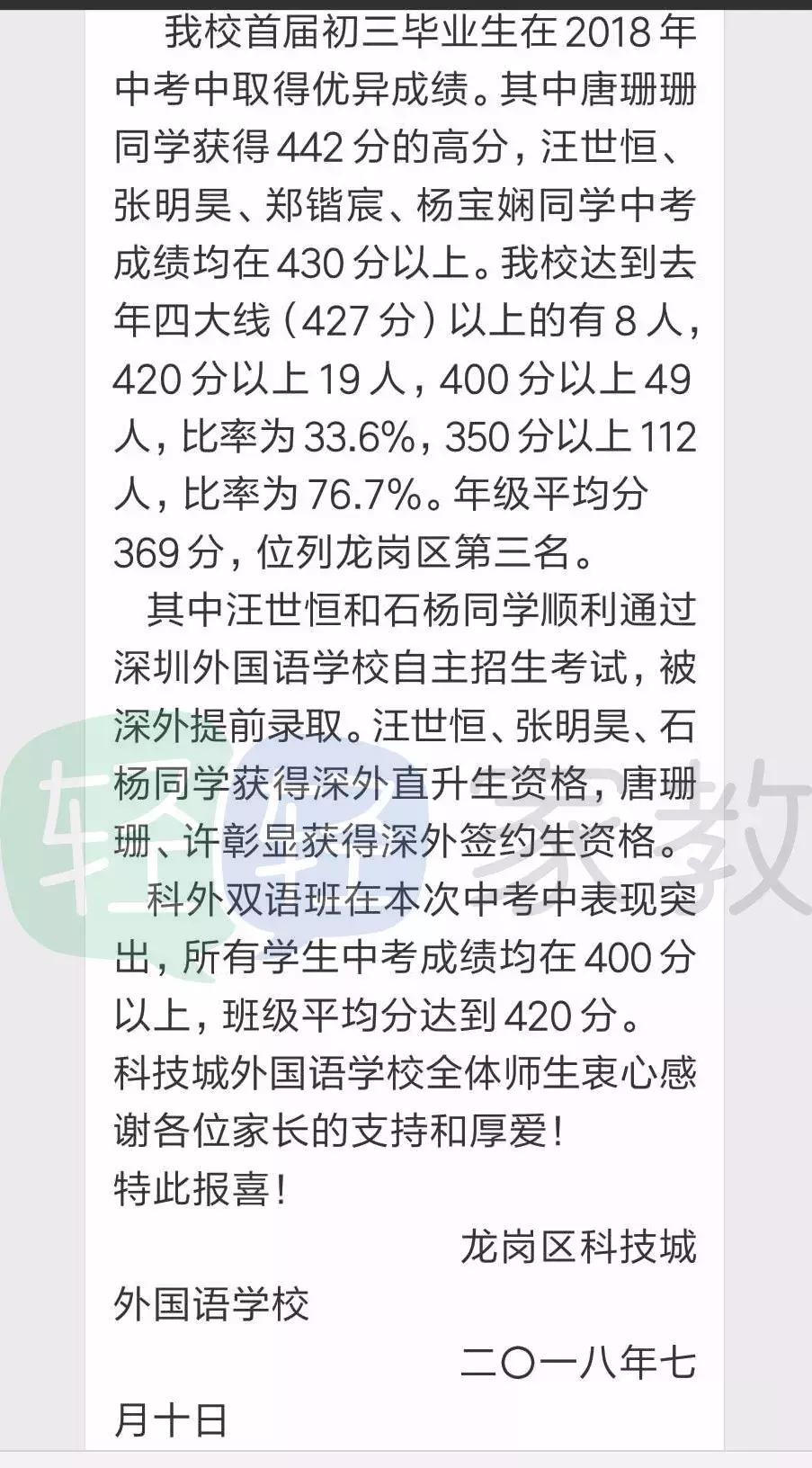 深圳新华中学中考喜报2023,深圳六约学校2021中考喜报