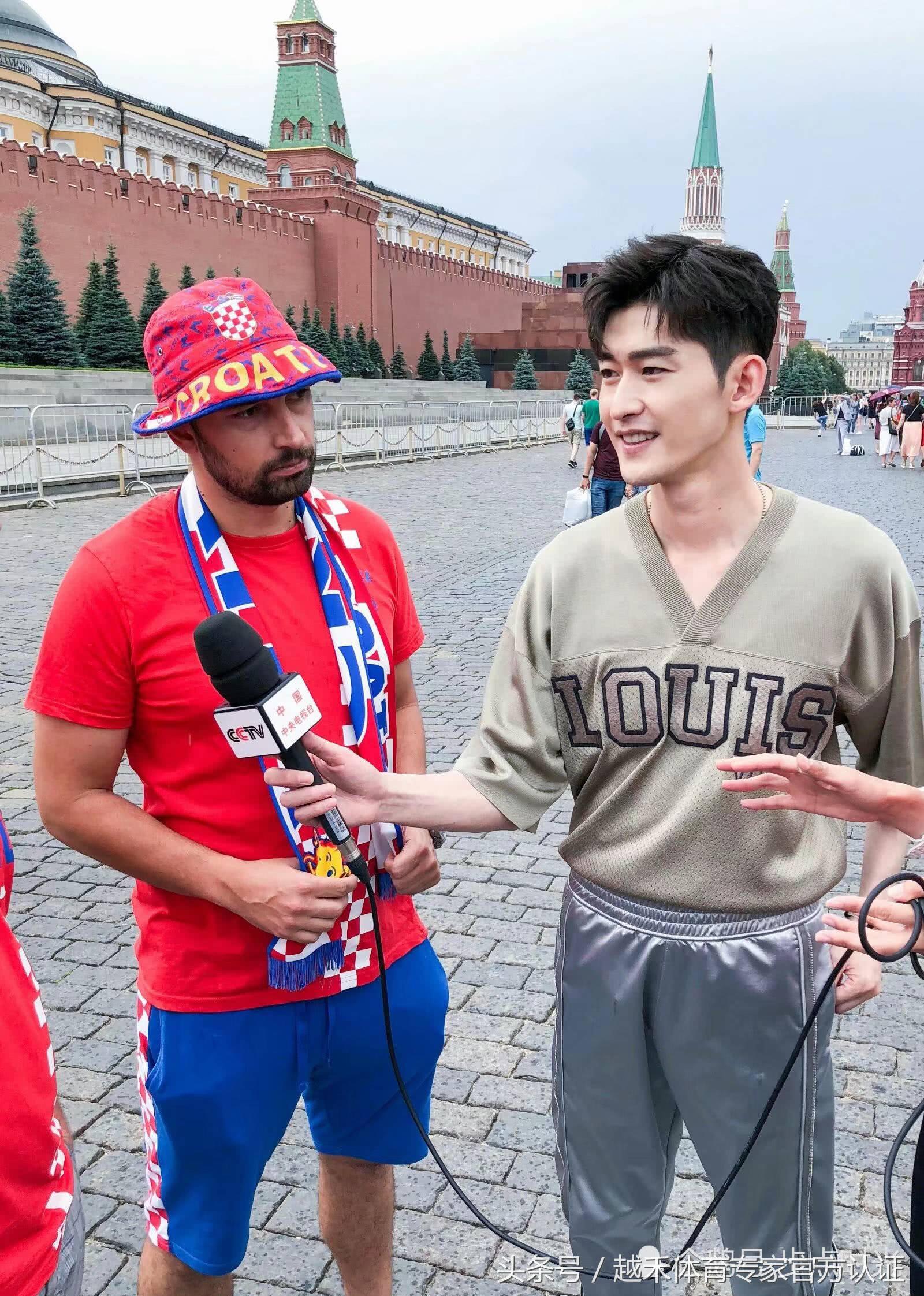 张翰俄罗斯比赛,世界杯俄罗斯街头采访中国