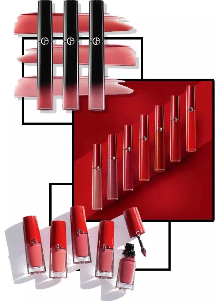 阿玛尼口红试色黑白黄,阿玛尼口红全色号试色