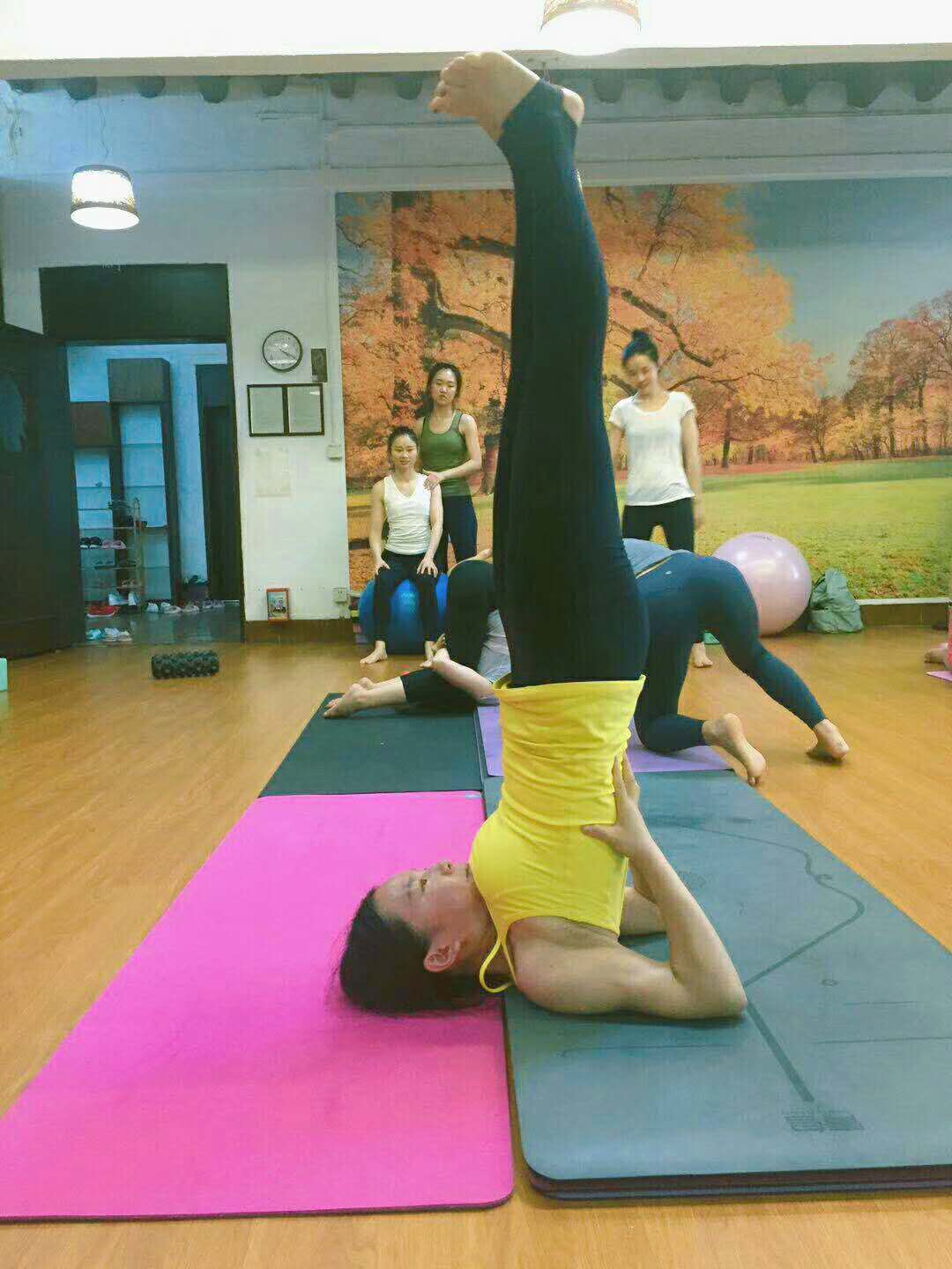 我感受到老师是在用生命教授瑜伽