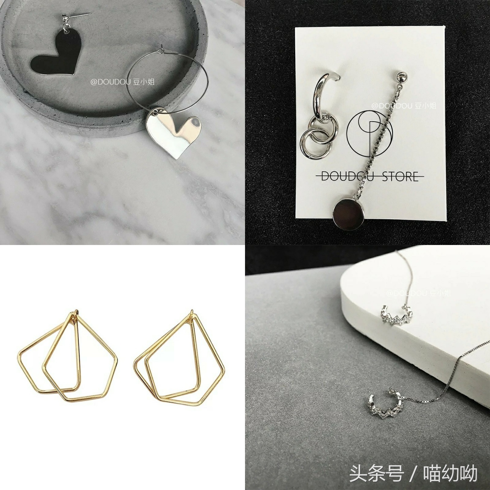 耳饰店铺推荐平价学生不褪色,平价又有氛围感的耳饰